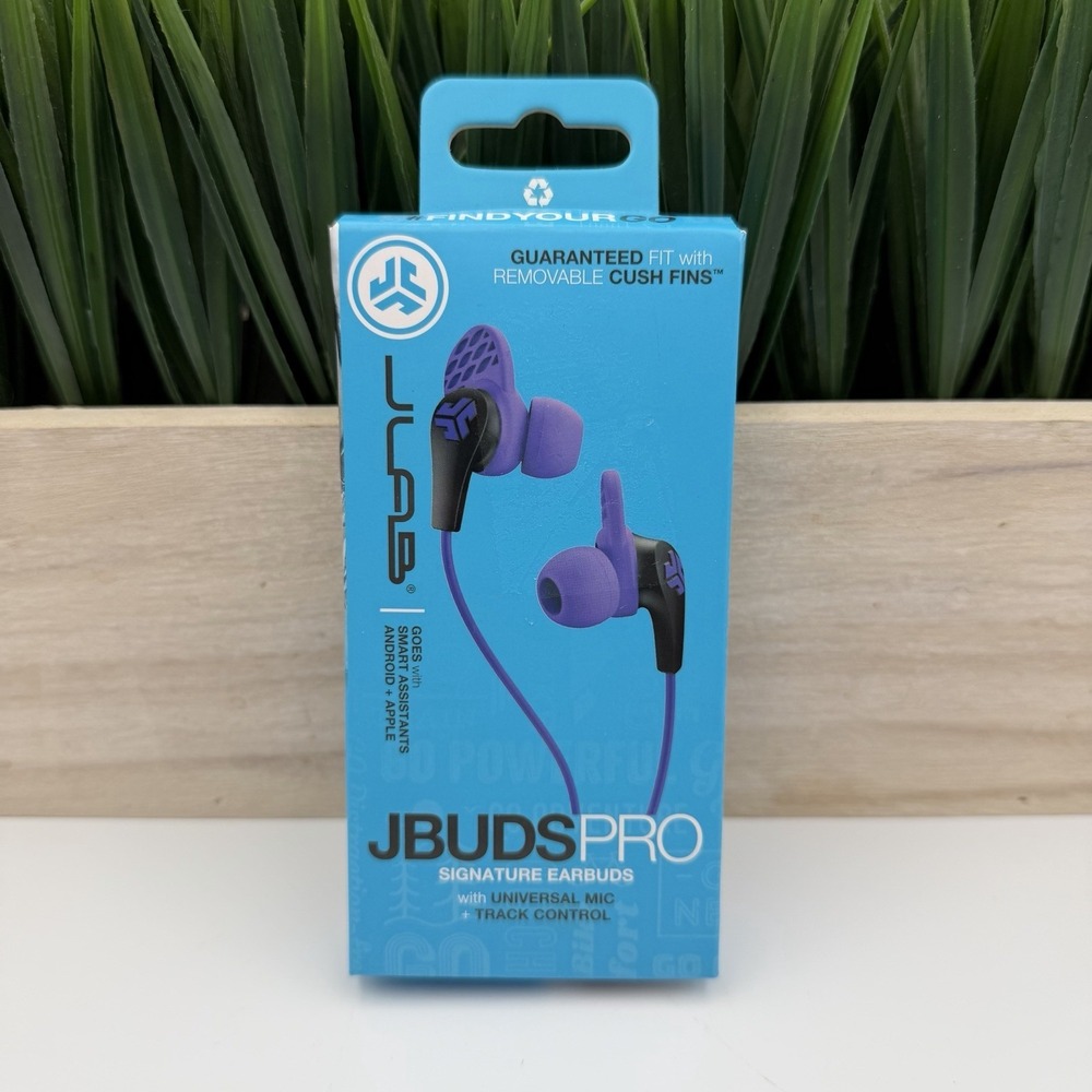 J Lab JBuds Pro Signature Earbuds Purple New In Box